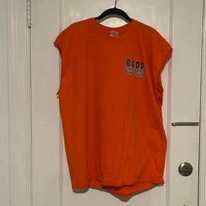 Orange Bikers Against Dumb Drivers Tank